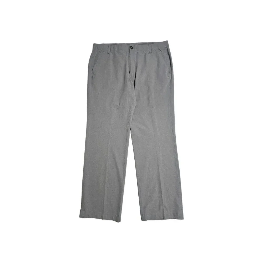 Under Armour Performance Golf Pants Men's 36x30 Gray Straight Leg Stretch